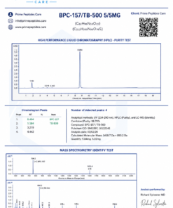 Alternative view of BPC-157 5mg / TB-500 5mg (blend)