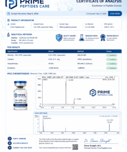 Alternative view of CJC-1295 (No DAC) 5mg / Ipamorelin 5mg Blend – High-Purity Research Peptide